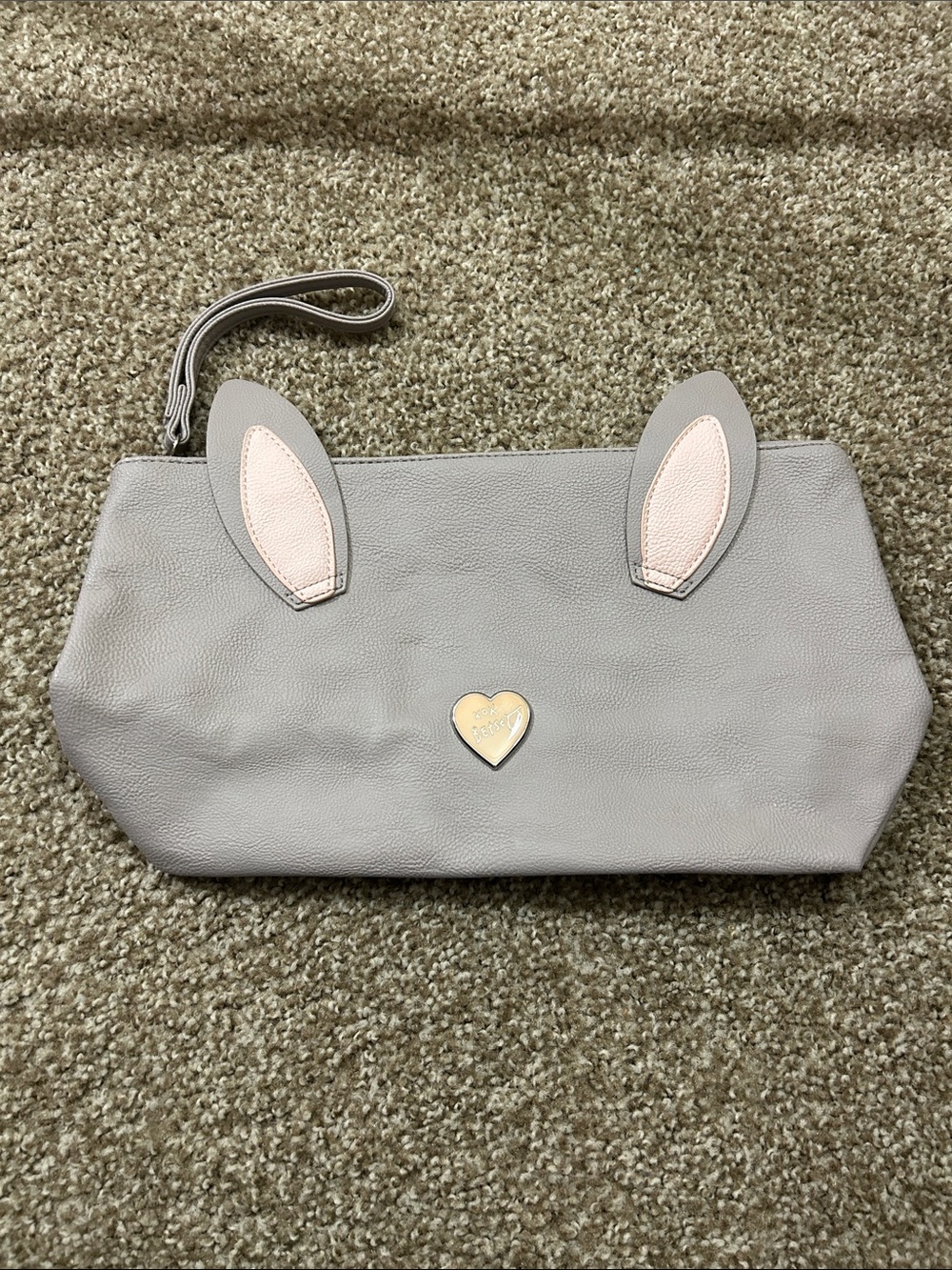 Betsy Johnson - Bunny Easter Clutch Bag with Floral Rose Liner